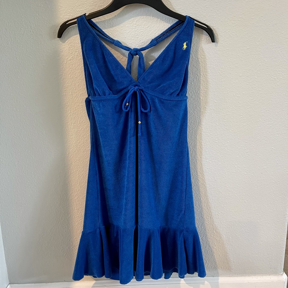 Ralph Lauren Beach Dress/Swimsuit Cover Up Ruffled